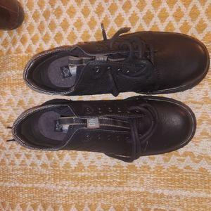 Doc Marten vintage made in England work shoes men's size 9 black chunky oxfords